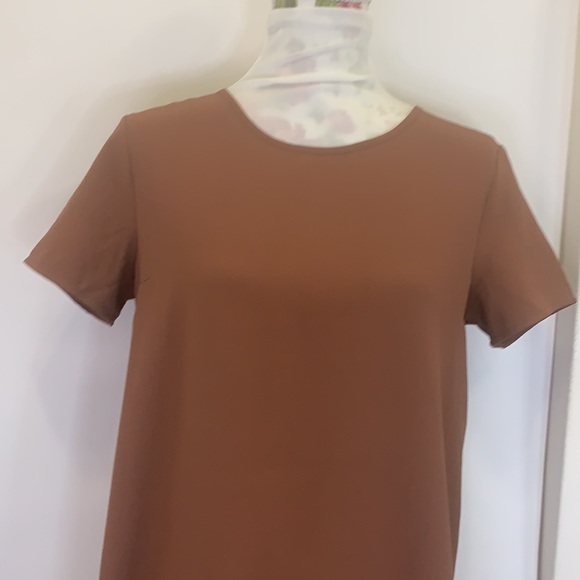 Cute burnt/orange tunic blouse 💕 - Picture 2 of 6